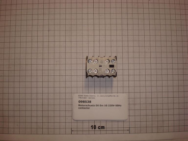 Motor contactor,DIL EM10,220V-50Hz,A125