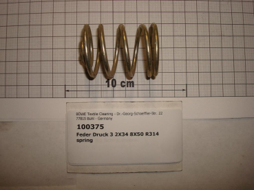 Druckfeder für Nadelfänger,3,2x34,8x50mm, 5.Gen.,K50,P/M12-18