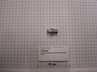 Threaded bush M10x20x29,5, P520-540/P200