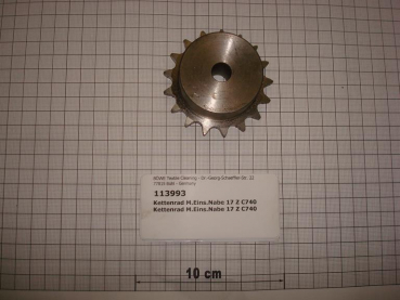 Chain wheel self cleaning button trap