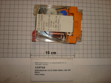 Time relay KZ 12-S 220V-50Hz,12s-3min,P417,P422,P200