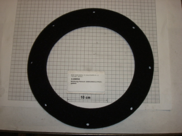 Gasket,round,208x298x12mm,8-holes,foam,P414,P417,P422