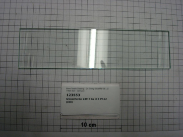 Glass,square,62x239x6mm,P422