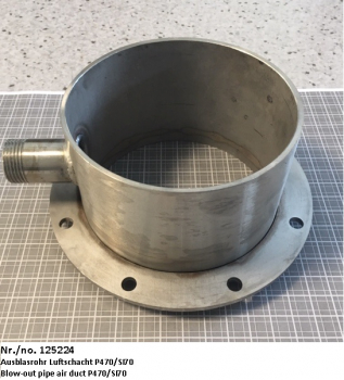 Blow-out pipe air duct P470,SI70