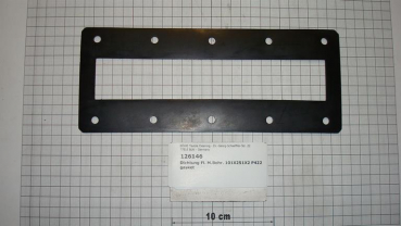 Gasket,square,101x251x2mm,10-holes,flat,P422
