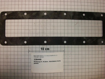 Gasket,square,95x306x2mm,12-holes,tank,P445,P470,SI70,M70