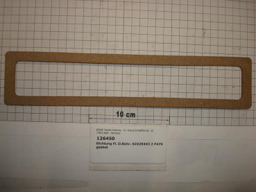 Gasket,square,62x294x3,2mm,NBR-cork,P445,P470,SI70