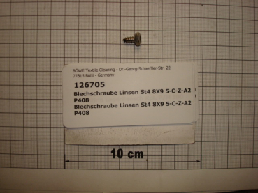 Metal screw DIN7976,4.8x9.5mm,A2
