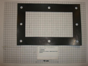 Gasket,square,180x275x3mm,8-holes,flat,P422