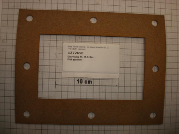 Gasket,square,180x235x3,2mm,8-holes,P414