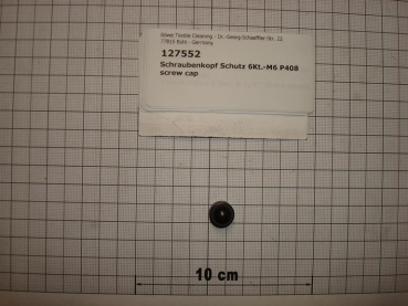 Cover for hexagon screw M6,SW10,plastic black