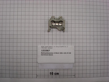 Terminal block 4 mm²