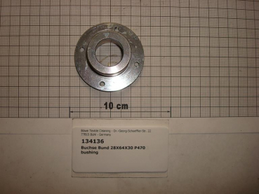 Bushing 28x64x30 P445-470/SI70/P564-5.100/InduLine self-cleaning button trap