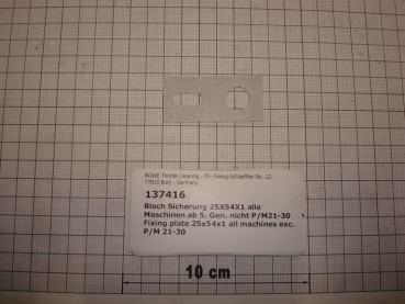Fixing plate 25x54x1 