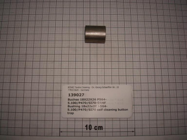 Bushing self-cleaning button trap,18x22x26mm,P564,P5100,P470,SI70