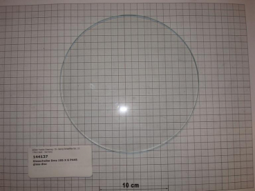Glass,round,195x6mm,P/M12-18,Tank3