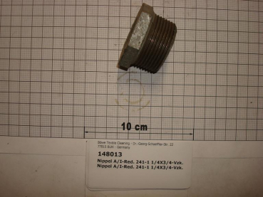 Reducing nipple,241V3220,O/I,1 1/4"x3/4",galvanized