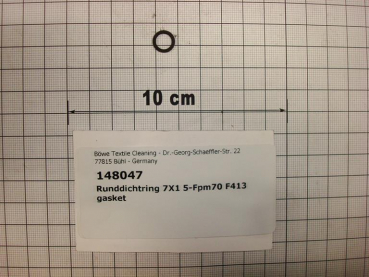 Gasket,round,7x10x1,5mm,o-ring,viton,FPM70