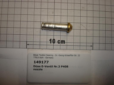 Nozzle no. 3 for expansion valve (only p machines)