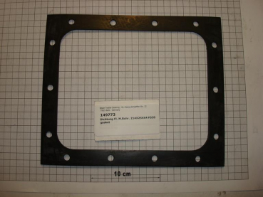 Gasket,square,214x254x4mm,14-holes,P200,P520-532