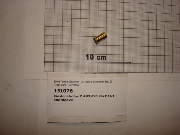 Bushing for hose 10mm (8mm inside),8x15mm,brass