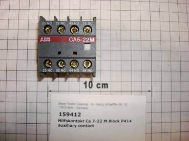 Auxiliary contactor CA7-22M