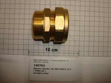 Compression fitting,straight,screw-in,302-42x1 1/2",male thread