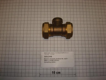 Compression fitting,T-piece,617-28x1/2"x28,female thread