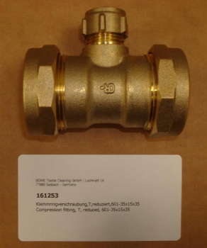 Compression fitting, T, reduced, 601-35x15x35