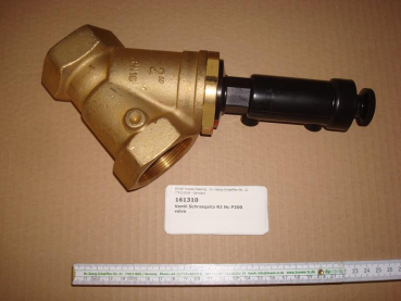 Slanted seat valve,2",NC,pneumatic