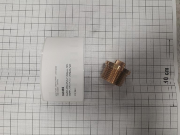 Plug,3290,DN25,1",red brass,P200