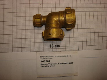 Compression fitting,T,reduced,601-28x28x15