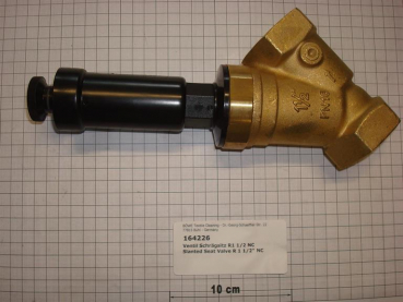 Slanted seat valve 1 1/2" NC