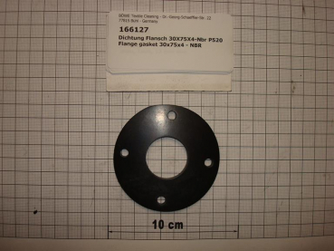 Gasket,round,30x75x4mm,NBR,4-holes,air flap,P520-540,P240,P300