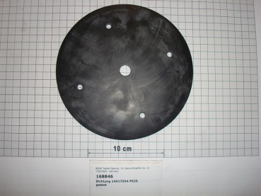 Gasket,round,14x175x4mm,for flap button trap,P520,P525