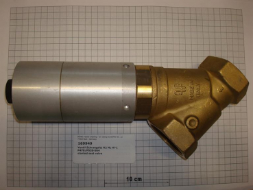 Slanted seat valve 2", NC, reinforced