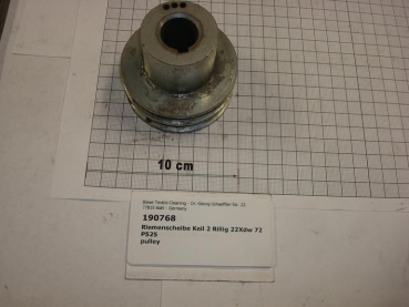 V-belt pulley,2 grooves,dia22mmxDW72/76mm,P200,P520