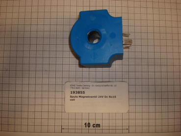 Coil for solenoid valve, 24V DC, refrigeration unit