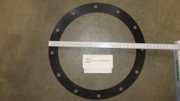 Gasket,round,242x300x2mm,12-holes,P564