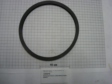Gasket,round,u-profile,179x199x10mm,viton,sightglass,3rd tank,P/M12-18