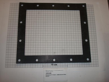 Gasket,square,252x288x4mm,14-holes,P564