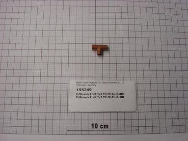 Solder T-piece,I/I,T6mm,copper,DIN2861,Nr.5130,P564,P5100,K16,K25,P17,P25