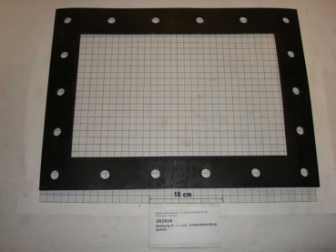 Gasket,square,270x370x4mm,18-holes,P5100,K50