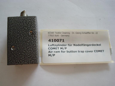 Compressed air cylinder for button trap cover COMET P/M