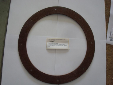 Gasket,round,252x317x4mm,8-holes,for machine fan,COMET P/M