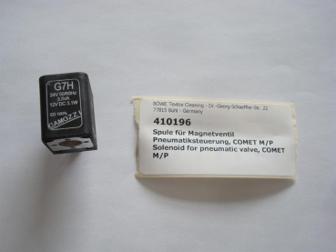 Coil for solenoid valve,24VDC,COMET P/M