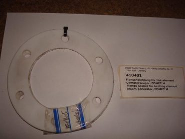 Gasket,round,80x130x2mm,6-holes,f.heating element steam generator,COMET M