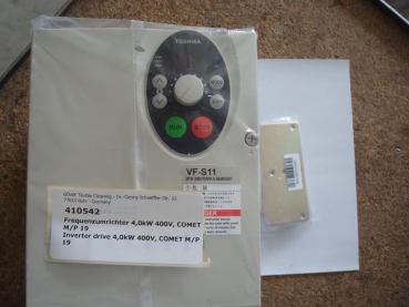 Frequency Inverter,4,0kW,400V-50Hz,COMET,P/M19,Toshiba