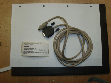 Connecting cable for software upload, COMET