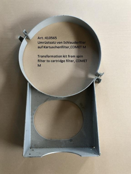 Transformation kit from spin filter to cartridge filter, COMET M